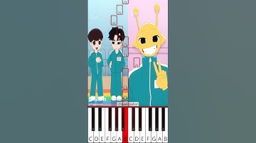 Squid Game x Sprunki | Squid Game (@tieanimation) - Octave Piano Tutorial