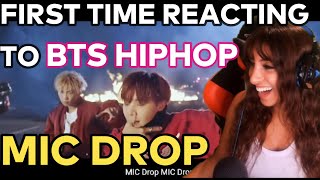 FIRST TIME REACTING BTS HIPHOP (방탄소년단) 'MIC Drop (Steve Aoki Remix)