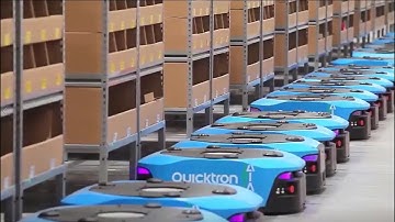 Nhà kho có "đội quân" robot hùng hậu của Alibaba