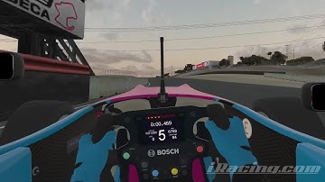 iRacing Laguna Seca F3 Dallara (Dry) Track Guide (Hotlap + Telemetry)