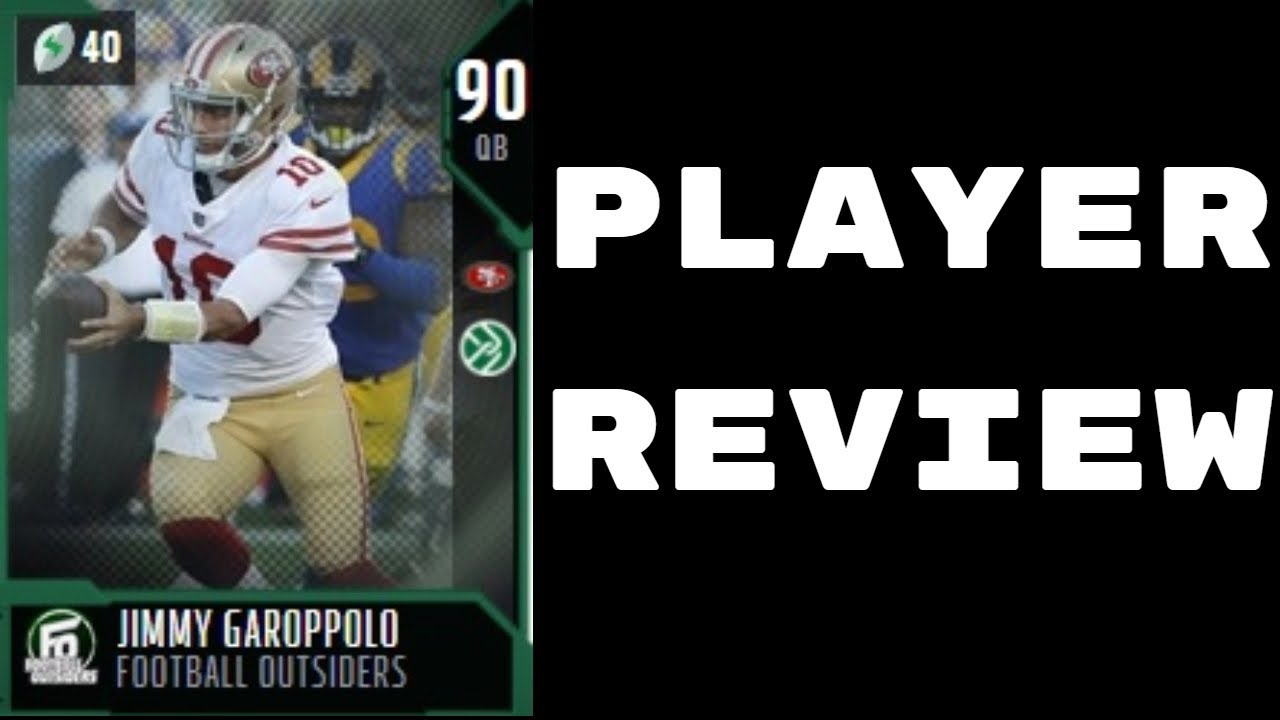 Football Outsiders Jimmy Garoppolo | Player Review | Madden 18 Ultimate Team Gameplay