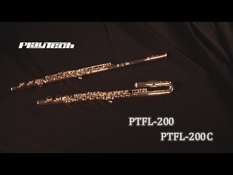 PLAYTECH / フルート PTFL-200 PTFL-200C - YouTube