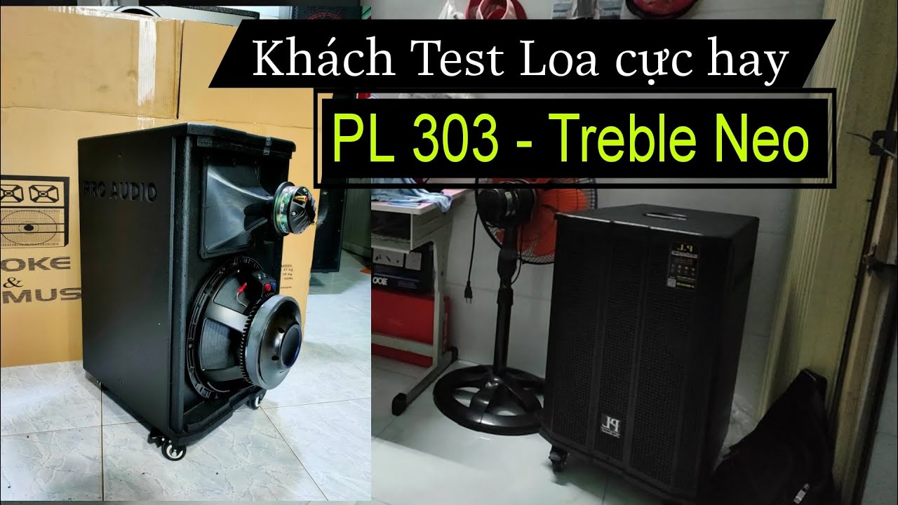 Bàn giao Loa kéo 3 tấc Víp PL 303 treble neo về Khách Hàng Quận 12