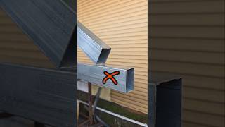 angle cutting technique for roof frames for canopies #welding #tricks #ideas