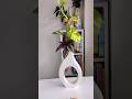 how to make a flower vase/ white cement vase DIY #diy #art #craft #painting #shorts #viral #trending