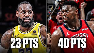 LeBron James vs. Zion Williamson: Former No. 1 picks BATTLE for a playoff spot | NBA on ESPN