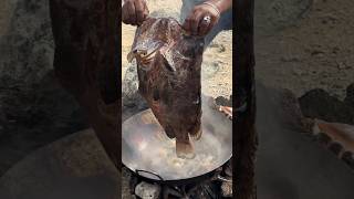 Frying A Giant 49kg Grouper expensive Fish 