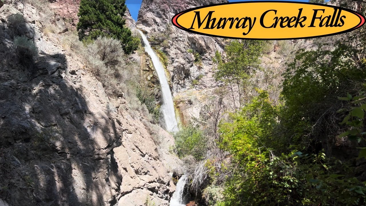 Exploring Murray Creek Falls. Spences Bridge BC