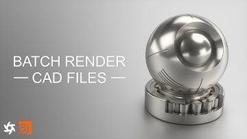 RENDER AUTOMATION / Batch render *.step files, POC.