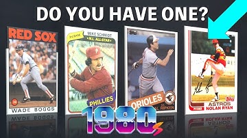 38 Baseball Cards Worth A LOT of Money - SURPRISINGLY Valuable non-rookie Topps Cards