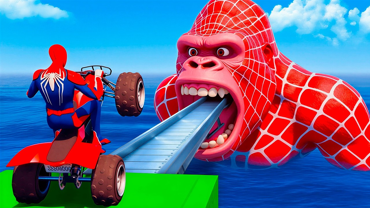 Spider-Man Rescue batman vs iron man vs venom funny Game GTA 5 superhero