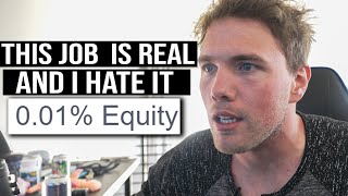 this job is real and i hate it...| #grindreel #startups #angelist #equity