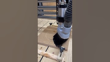 CNC Carving Short: Speaker Template Speaker Hole #cncrouter #cnc #cncmachine #onefinity #woodworking