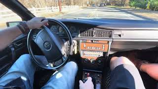 : Drive of 190E 16V after warmed up