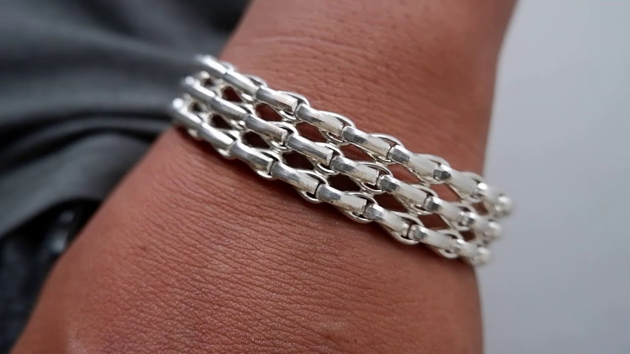 Wow, here's how to make a popular silver bracelet 🔥🔨 