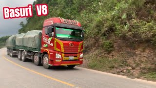 Collection of Basuri V8 horn trucks. Extremely cool yellow bee horn