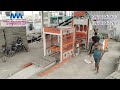 12 pcs Double jack plant With Stacker system #flyashbrickmachine #brickwork #manufacturing
