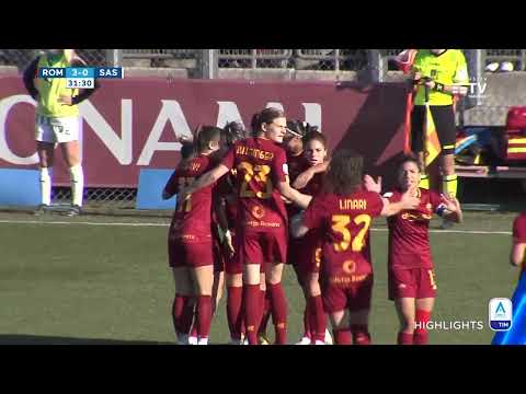 Roma-Sassuolo 5-0 | Che perla Giugliano nel pokerissimo giallorosso | Serie A Femminile TIM 2022/23