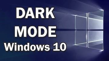 How to Enable Dark Mode in Windows 10 - Quick and EASY Tutorial