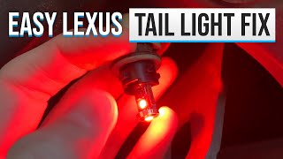 2010 Lexus RX 350 Tail Light Fix - How to Replace Burned out Running Lights