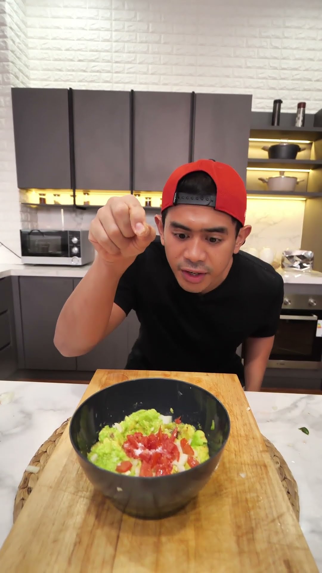 Halal Chicharron with Guacamole #chicharron
