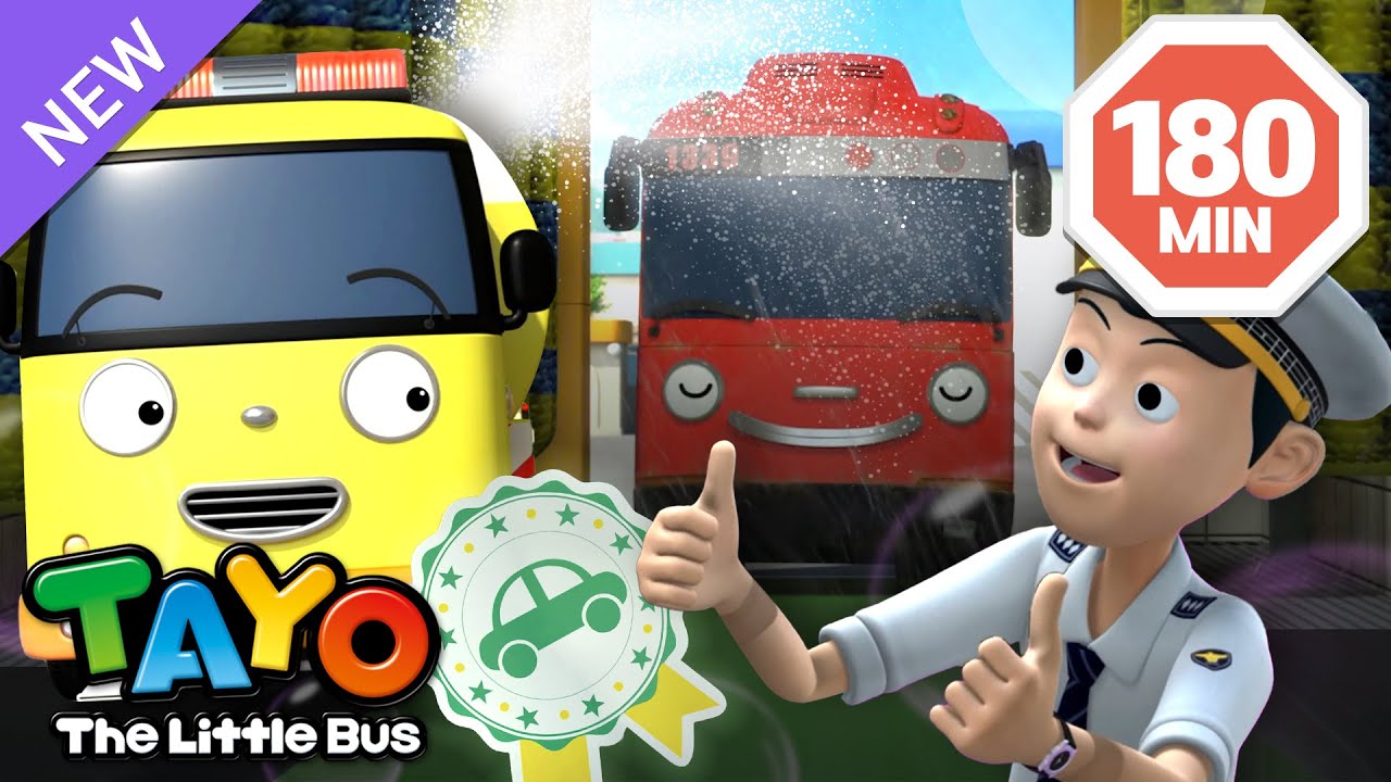 I can do it by myself  Independent Little Buses  Vehicles Cartoon for Kids  Tayo Episodes