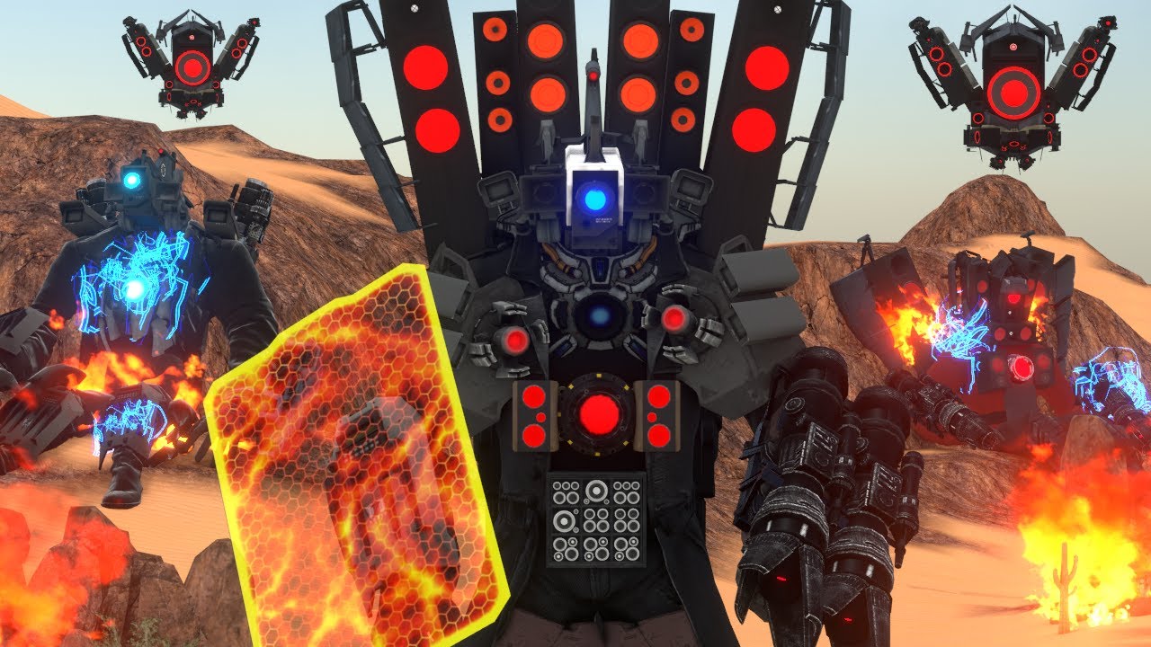 Skibidi War: Titan Camera Speaker