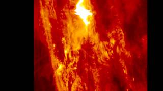 New IRIS Spacecraft Spots Its First Strong Flare | NASA Space Science HD