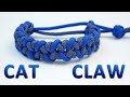 Браслет из паракорда плетением Cat Clow Mad Max / Paracord bracelet Cat Claw Mad Max