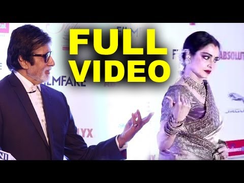 SHOCKING Rekha RUNS Away Seeing Amitabh Bachchan At Filmfare Style Awards Red Carpet