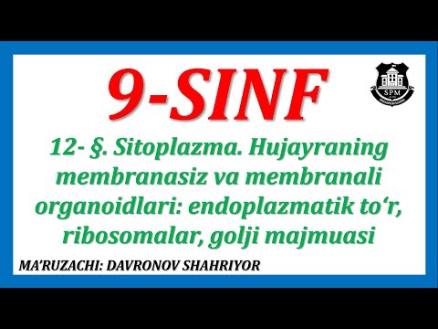 Video: Sitoplazma nima va uning vazifalari?