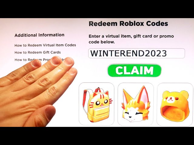 6 NEW Roblox PROMO CODES 2023 All FREE ROBUX Items in JANUARY +