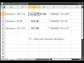 Generate random numbers with decimals in microsoft excel