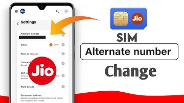 Jio Alternate Number Change Kaise Kare | How To Change Alternate Number In My Jio App