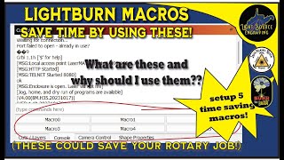 Using These May Save Your Engraving one Day! - LightBurn Tutorial
