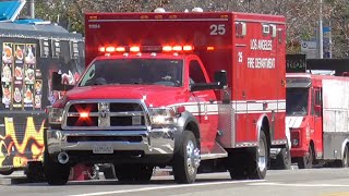 LAFD Rescue 25 Transporting