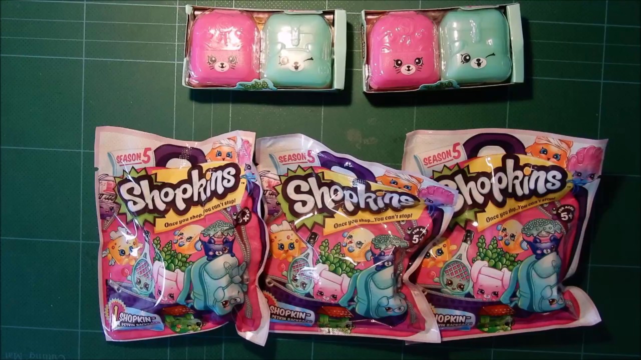 Shopkins Season 5 Blind Backpack Opening