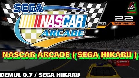 ⚠️NASCAR ARCADE [ SEGA Hikaru ]-ARCADE PC/Demul 0.7 11 Décembre 2025/Hikaru System⚠️MANETTE/GAMEPLAY