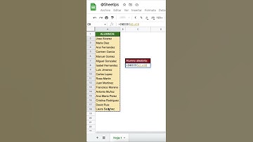 En #googlesheets hay opción para sacar nombres aleatorios... aprende cómo con #sheetips #aleatorio