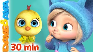 Little Chicks and More Nursery Rhymes & Baby Songs | Kids Songs by Dave and Ava