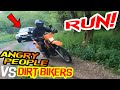 Stupid, Angry People Vs Dirt Bikers 2020 - Angry Man Chase Motorocycle!