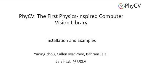 PhyCV: Installation and Examples