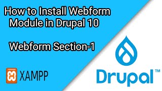 How to Install Webform Module in Drupal 10 - Section1 | Drupal Tutorial #8