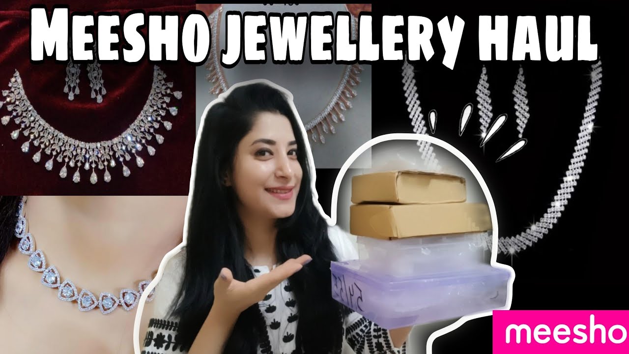 Meesho jewellery haul starting at Rs.150 💕😳|| Meesho ad jewellery haul ...