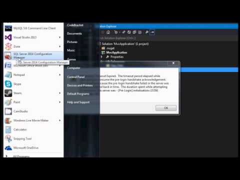 How to add a database to a MVC appliction