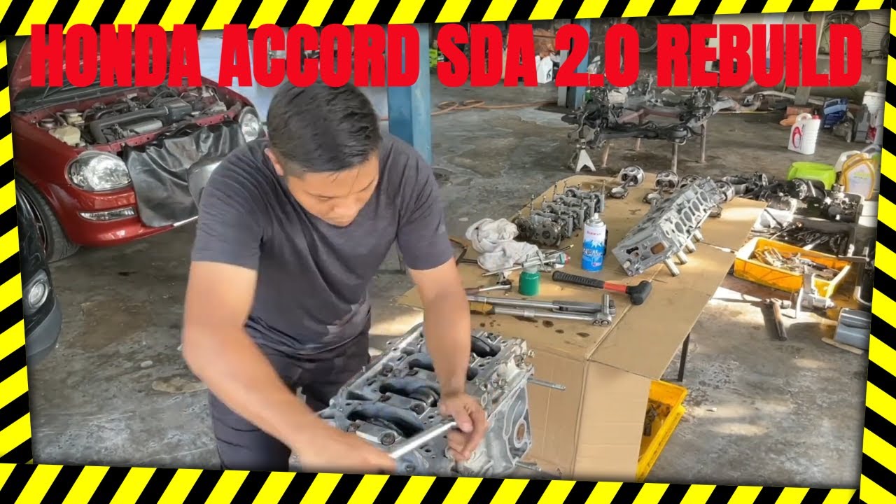 Honda Accord SDA 2.0 | Engine Rebuild | Overhaul Engine Installation