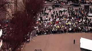 Raw: Protests Continue After Immigration Ban