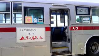 151系統上磯･富川会館前ゆきT4222、1998年式日産ディーゼル富士ボディツーステップバス。