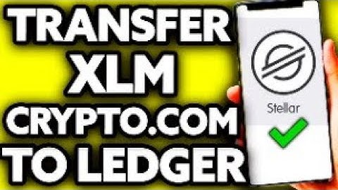 How To Transfer XLM (Stellar) from Crypto.com to Ledger Nano X [Very EASY!]