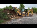 Building a Gravel Pad for the Concrete Foundation